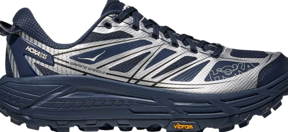 HOKA Mafate Speed 2 Varsity navy / silver Sale