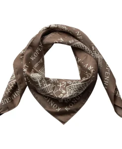 Magasin du Nord Collection Magasin Iconic Scarf 83x83cm Dark sand Outlet