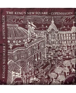 Dame Magasin du Nord Collection Magasin Iconic Scarf 53x53cm - 100% Silke