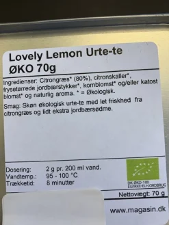 Magasin Mad&Vin Magasin Lovely Lemon Urte-te ØKO 70g Sale