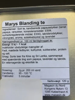 Magasin Marys Blanding te 120g>Magasin Mad&Vin