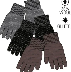 Børn Mikk-Line Magic Gloves 3 Pack w. Lurex