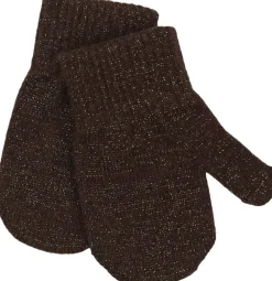 Mikk-Line Magic Mittens 3 Pack w. Lurex French roast-blac New