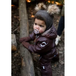 Mikk-Line Magic Mittens 3 Pack w. Lurex French roast-blac New