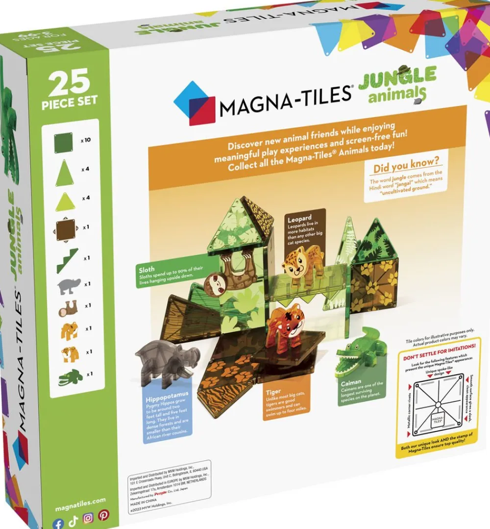 Børn Magna-Tiles Jungle Animals, 25 pcs