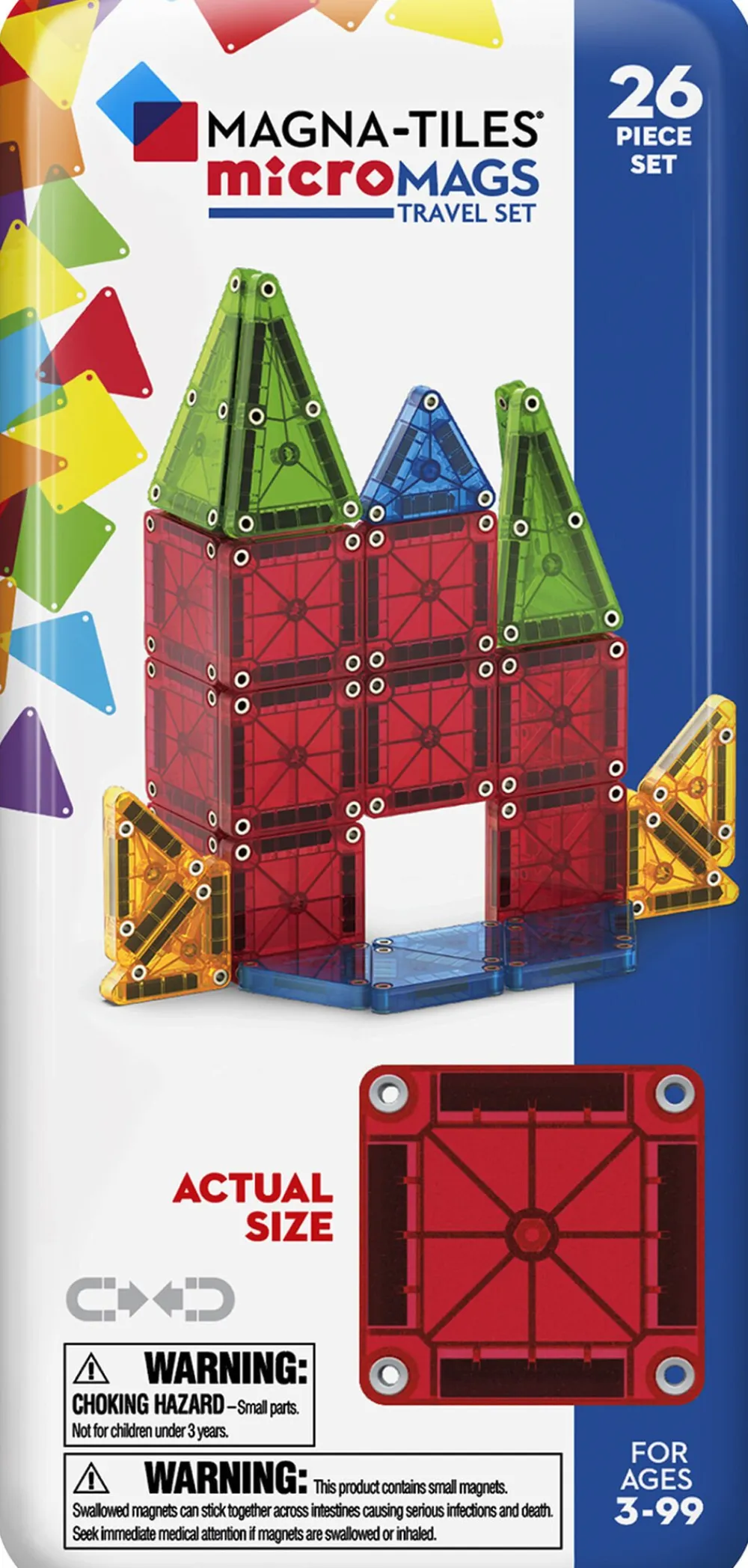 Børn Magna-Tiles microMAGS Tra