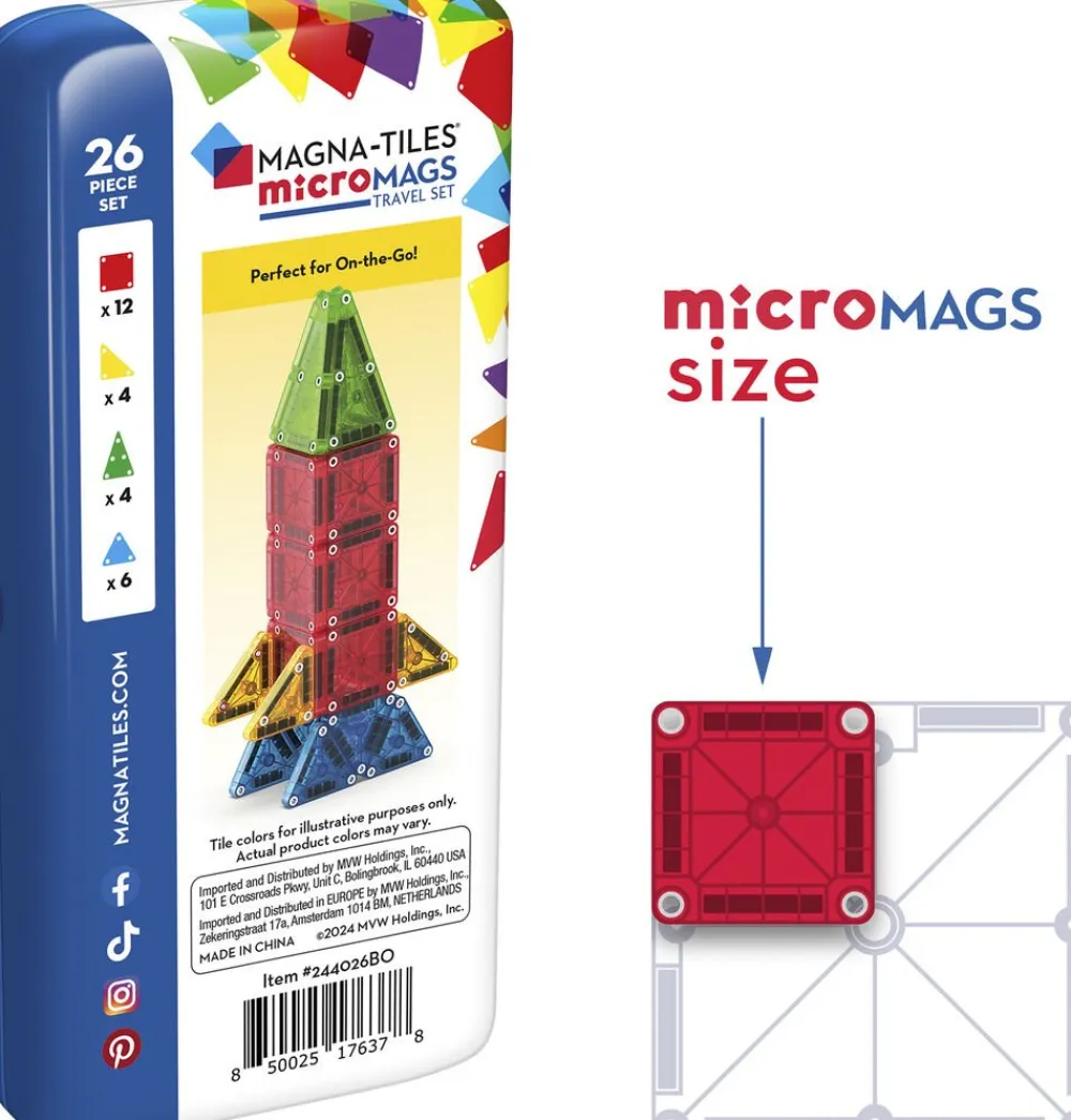 Børn Magna-Tiles microMAGS Tra