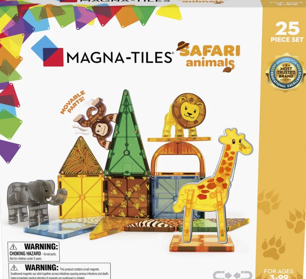 Børn Magna-Tiles Safari. , 25 pcs