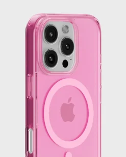 HoldIt MagSafe Case iPhone 16 Pro Pink Lyser&oslash;d