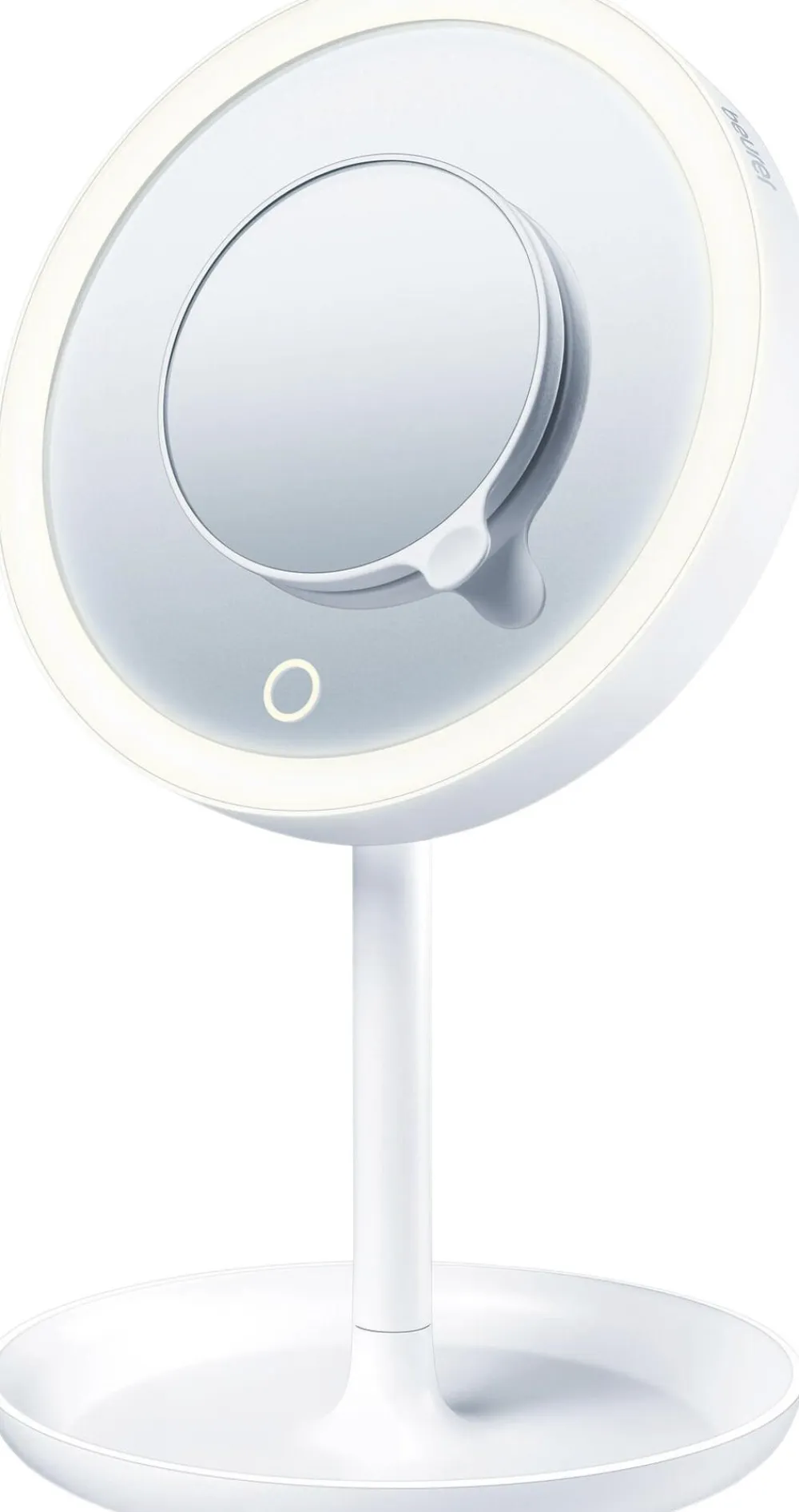 Beurer Makeupspejl m. lys og 5X forstørrelse BS 45 Outlet