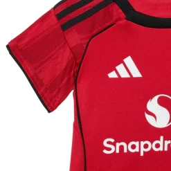 adidas Manchester United 25/26 Baby Hjemmebanesæt R&oslash;d Discount