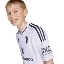 adidas Manchester United 25/26 Udebanetrøje Hvid Discount