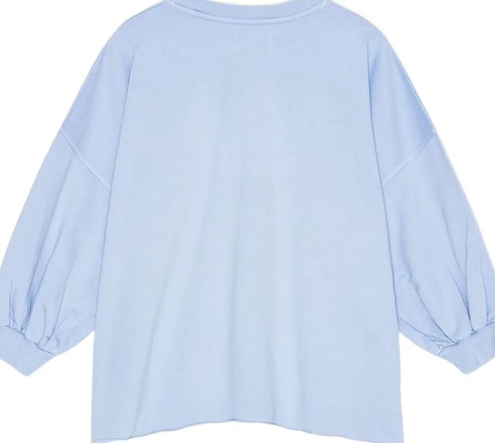 moshi moshi mind mantra sweat Light blue Discount