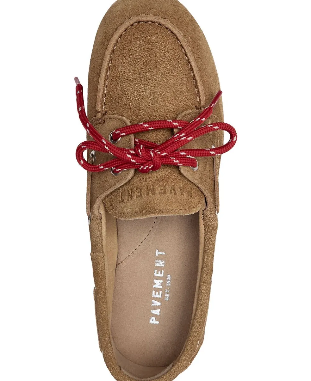 Pavement Marin Lace Taupe suede /green Clearance