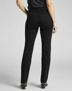 Dame Lee Marion straight black rinse jeans
