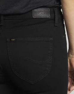 Dame Lee Marion straight black rinse jeans