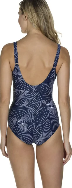 Speedo Marlena Swimsuit Blå Sale