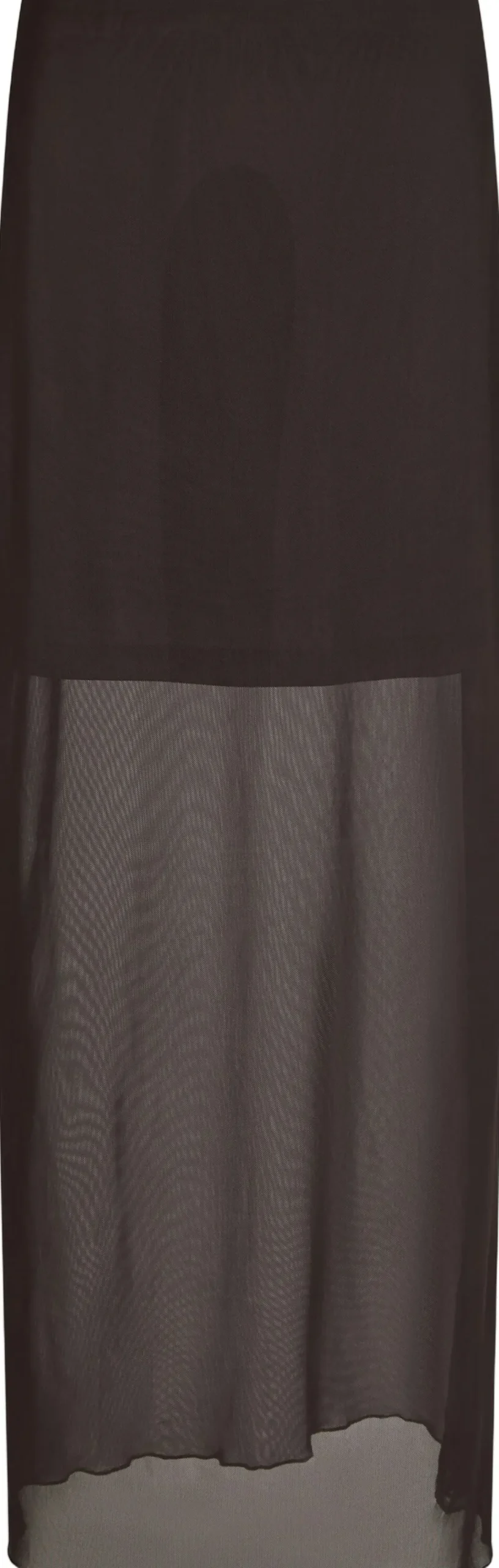 Neo Noir Marlise Mesh Skirt Dark brown New