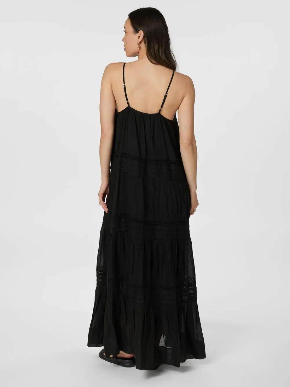 Neo Noir Martina S Voile Dress Black Discount