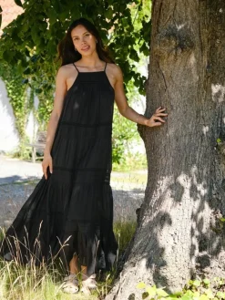 Neo Noir Martina S Voile Dress Black Discount