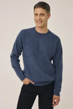 Magasin du Nord Collection Maryn 5 Rib strik sweater - 100% lammeuld RWS Dark indigo New