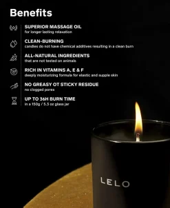 LELO Massagelys - Black Pepper & Pomegranate