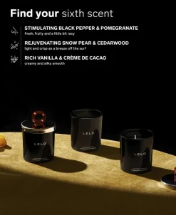 LELO Massagelys - Black Pepper & Pomegranate