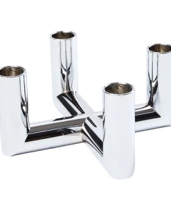 MATRIX Candle Holder - 4'arm Mini Taper - Chrome - 7,5 x 4,5>Uyuni