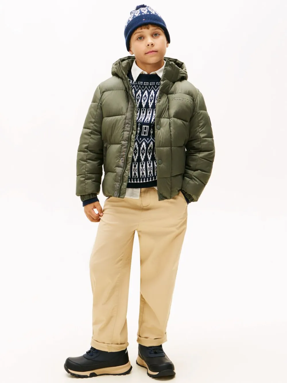 MATT AND SHINE EMBOSSED JACKET>Tommy Hilfiger New