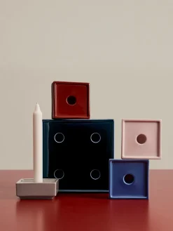 Mattone Candleholder-Large-Dark blu><noscript><img width=