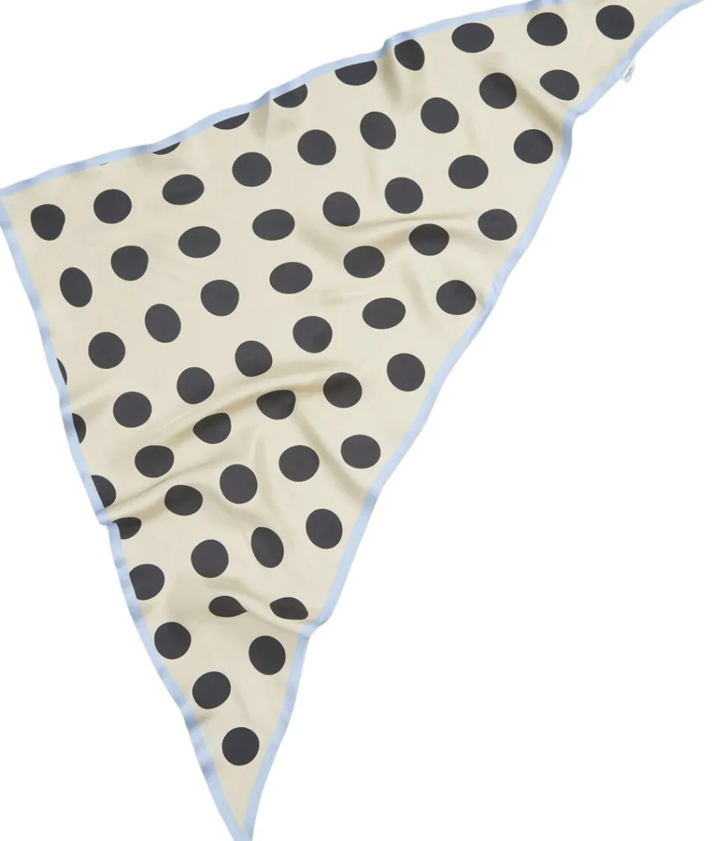 Becksöndergaard Maxi Polka Triangle Sia Scarf Birch white Online