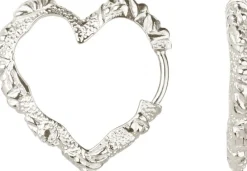 Dame Camille Brinch Jewellery Medium Heart Crush Hoops