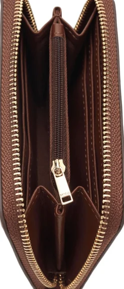 MANGO Medium wallet with logo print Medium brown New