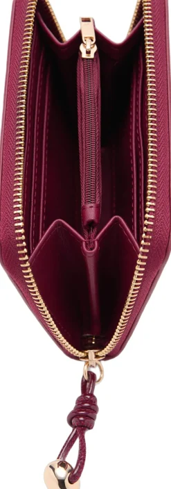 Dame MANGO Medium wallet with mini-bead embell