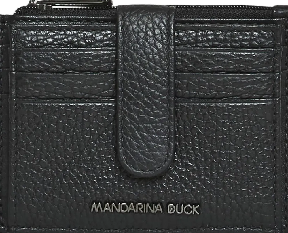 Dame Mandarina Duck MELLOW LEATHER WALLET / NERO