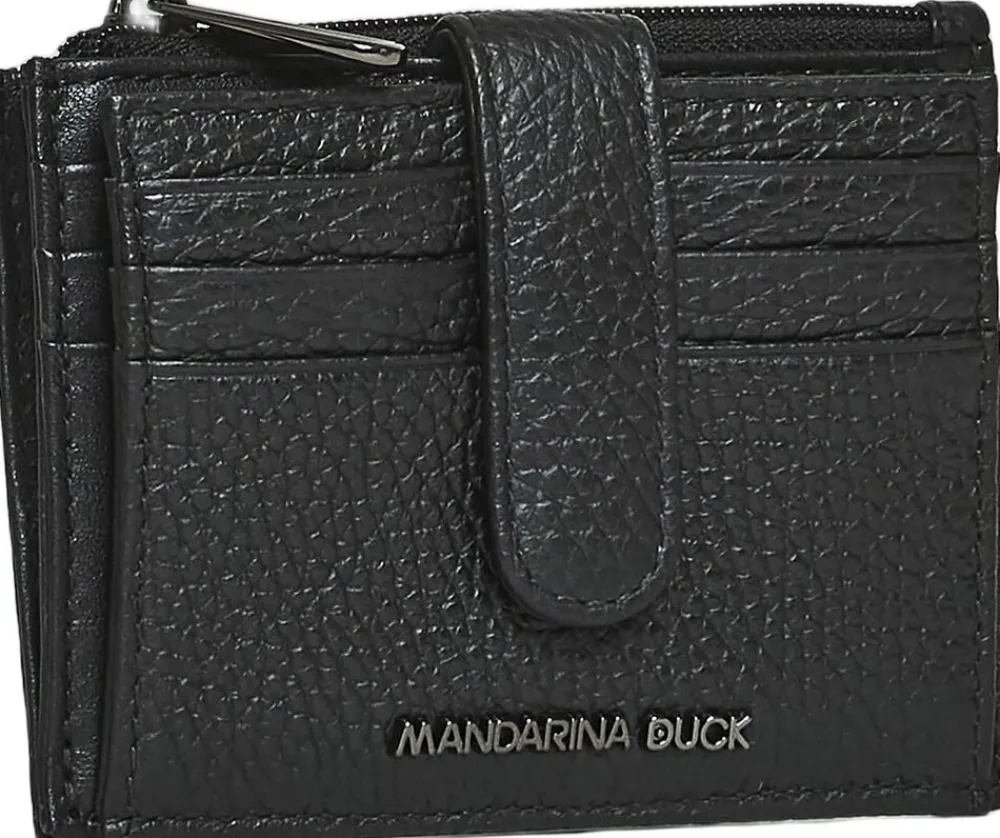 Dame Mandarina Duck MELLOW LEATHER WALLET / NERO