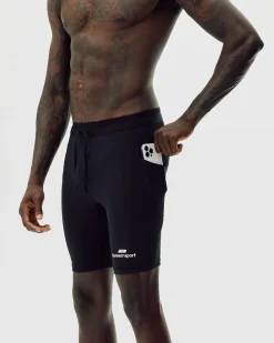 Bareen Men's Active Sprinter Tights Black onyx Best