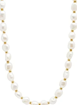 Nialaya Men's Baroque Necklace