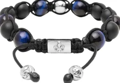 Men's Beaded Bracelet with Tiger Eye and Black Onyx>Nialaya Discount