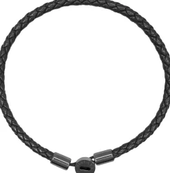 Nialaya Men's Braided Lux Leather Bracelet