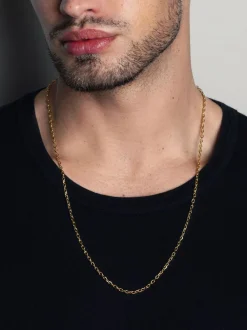 Nialaya Men's Cable Chain Gold Outlet