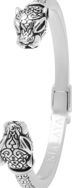 Men's Panther Bangle in>Nialaya Sale