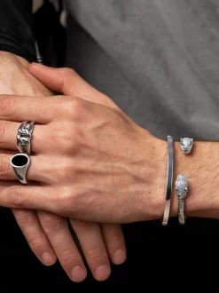 Men's Simplicity Bangle>Nialaya Outlet