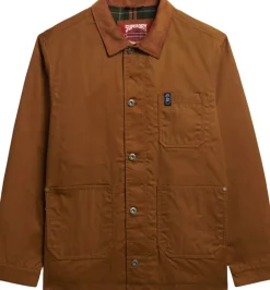 MERCHANT WAXED WORKER JACKET><noscript><img width=