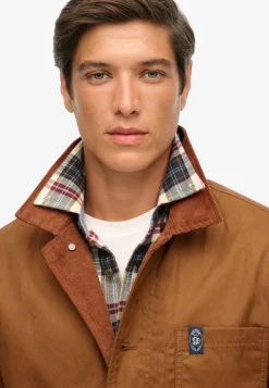 MERCHANT WAXED WORKER JACKET><noscript><img width=