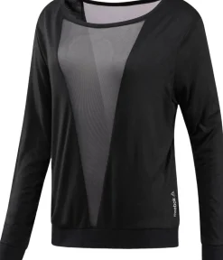Reebok Mesh Longsleeve Tee Sort Outlet