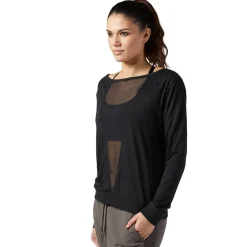 Reebok Mesh Longsleeve Tee Sort Outlet