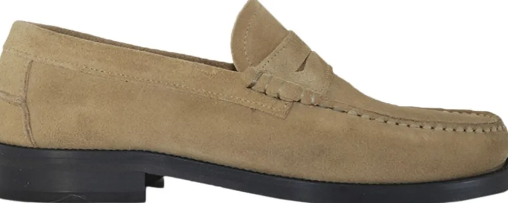 Garment Project Miles Penny Loafer - Suede Earth Outlet
