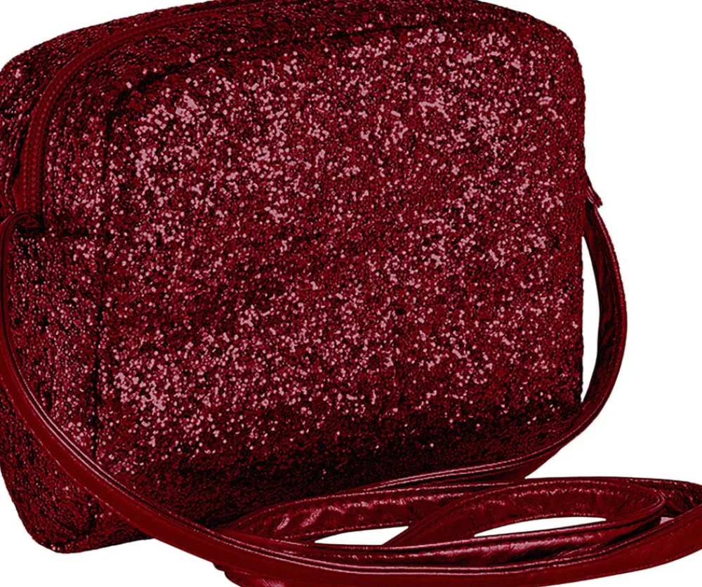 - Skuldertaske - Rød glitter>Mimi & Lula Discount