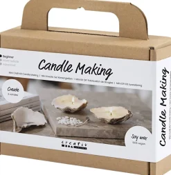 Creativ Company Mini DIY Kit Lysstøbning , Soyalys i østersskaller Online
